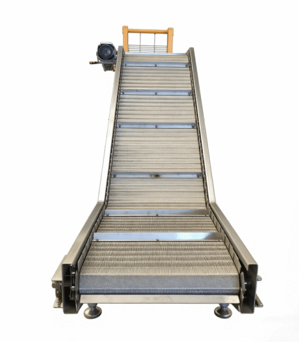 Metal mesh belt elevators, stainless steel mesh belt elevators, metal conveyor elevators