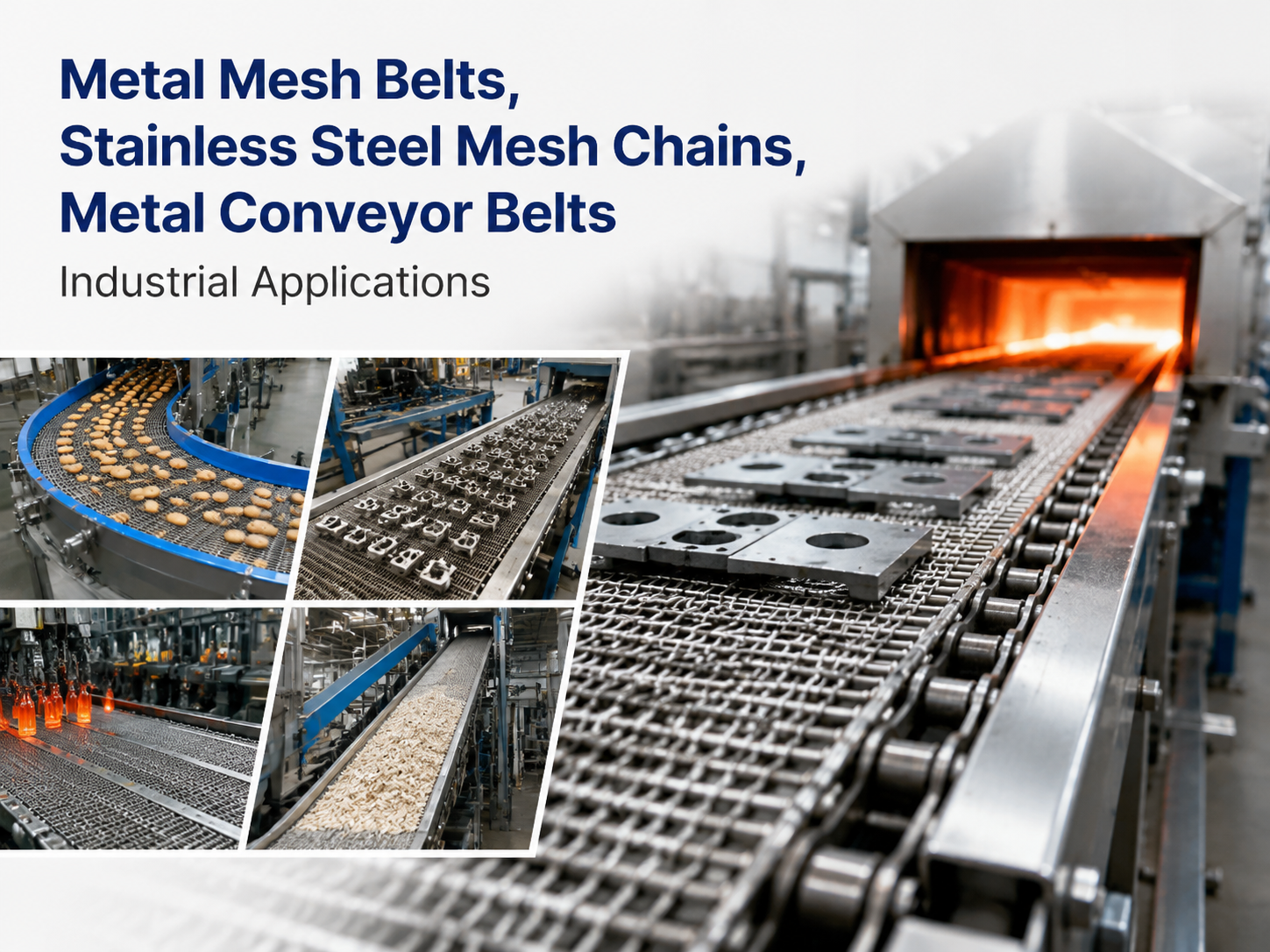 high temperature metal mesh belt