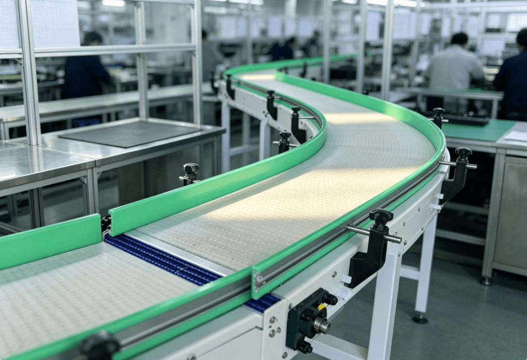 plastic chain plate conveyor-2