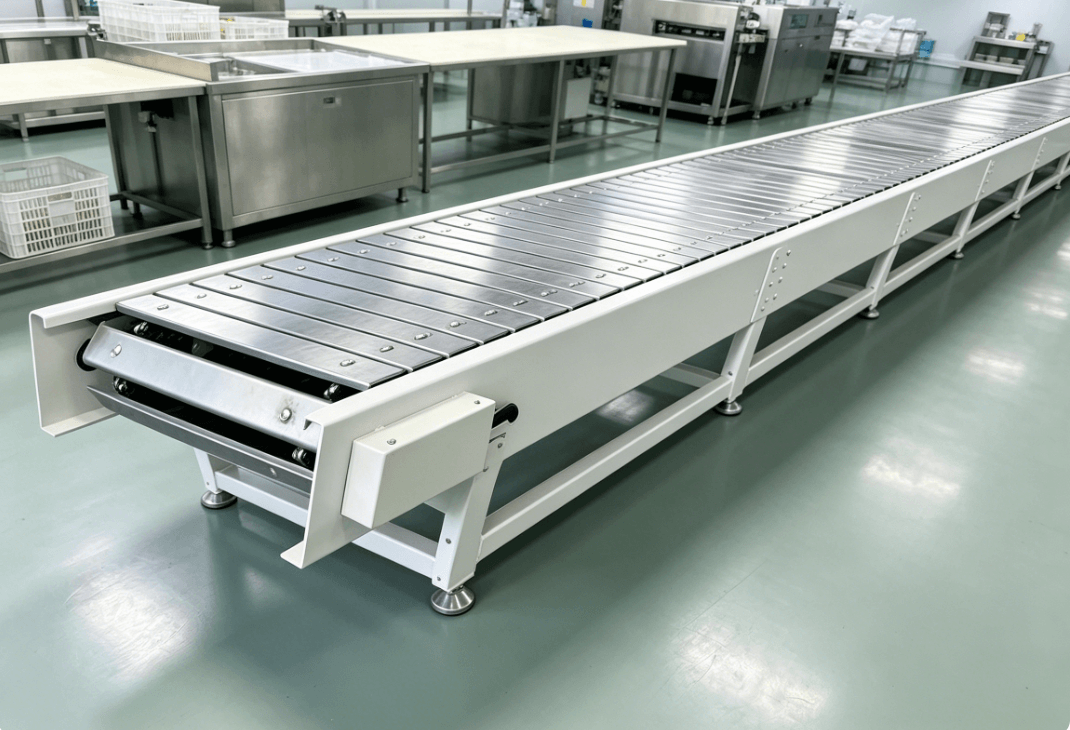 stainless steel food conveyor-2