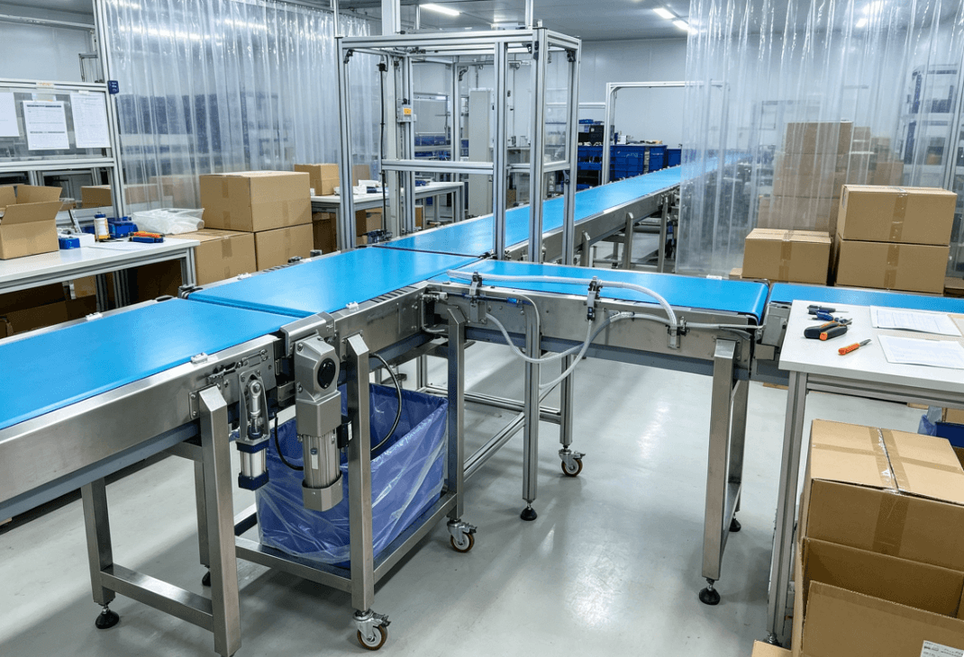 straight conveyor for production line-3
