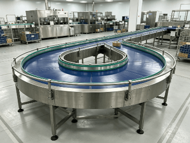 turning conveyor vs straight conveyor-1