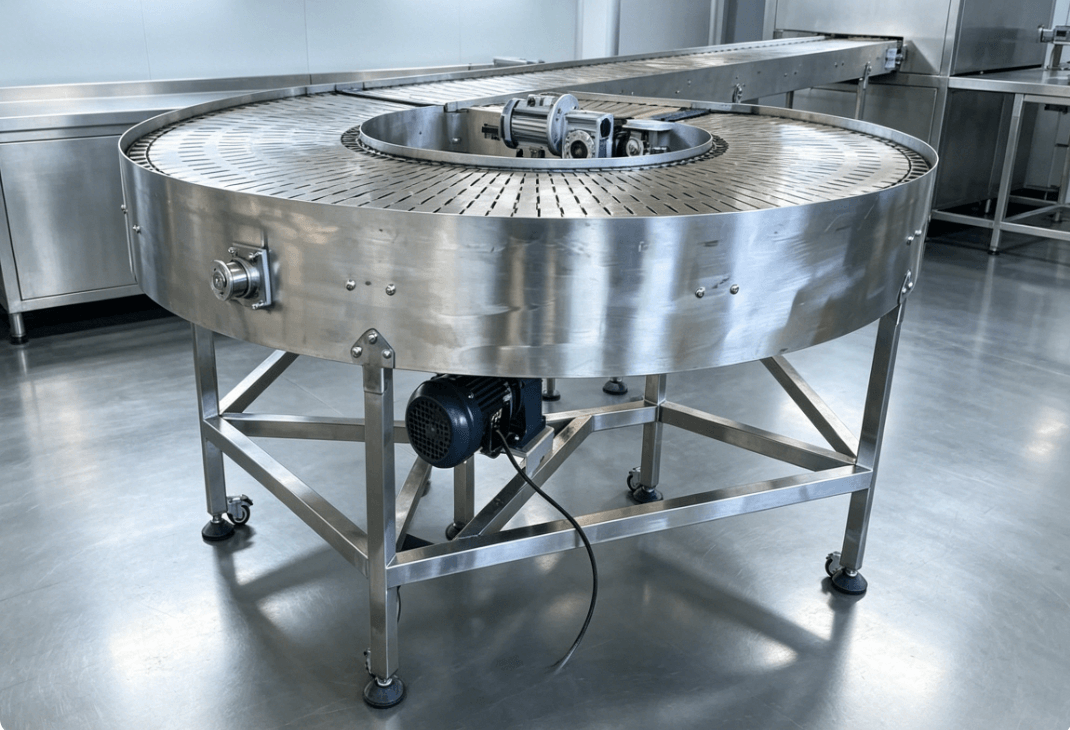 turning machine conveyor-3