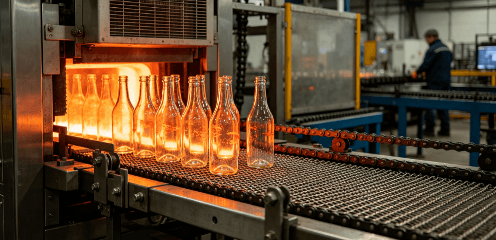 glass bottle conveyor system-1